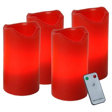 Eglo - SET 4x LED-Weihnachtsschmuck ADVENT 1xLED/0,18W/2xCR2032 + FB