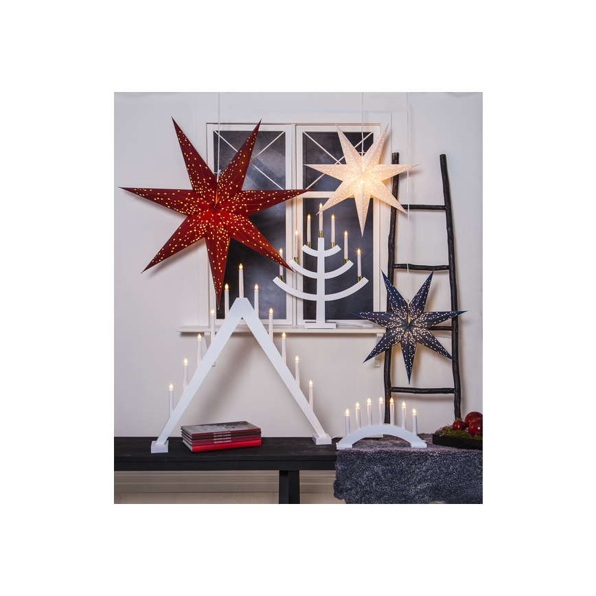 Eglo - Weihnachtsdekoration 1xE14/25W/230V weiß