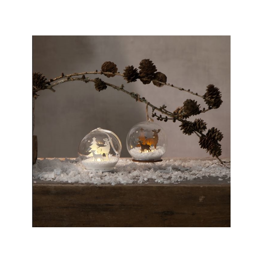 Eglo - LED Weihnachtsdekoration 1xLED/0,06W/1xCR2032 braun