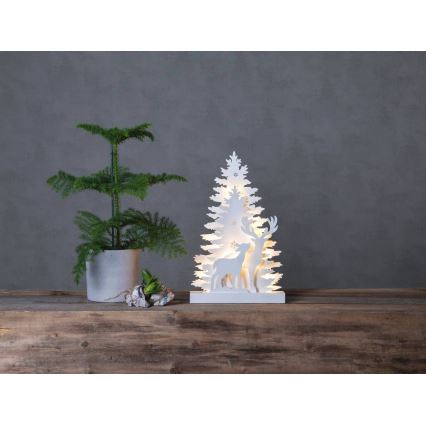 Eglo 410417 - LED Weihnachtsdekoration FAUNA 10xLED/0,03W/2xAA