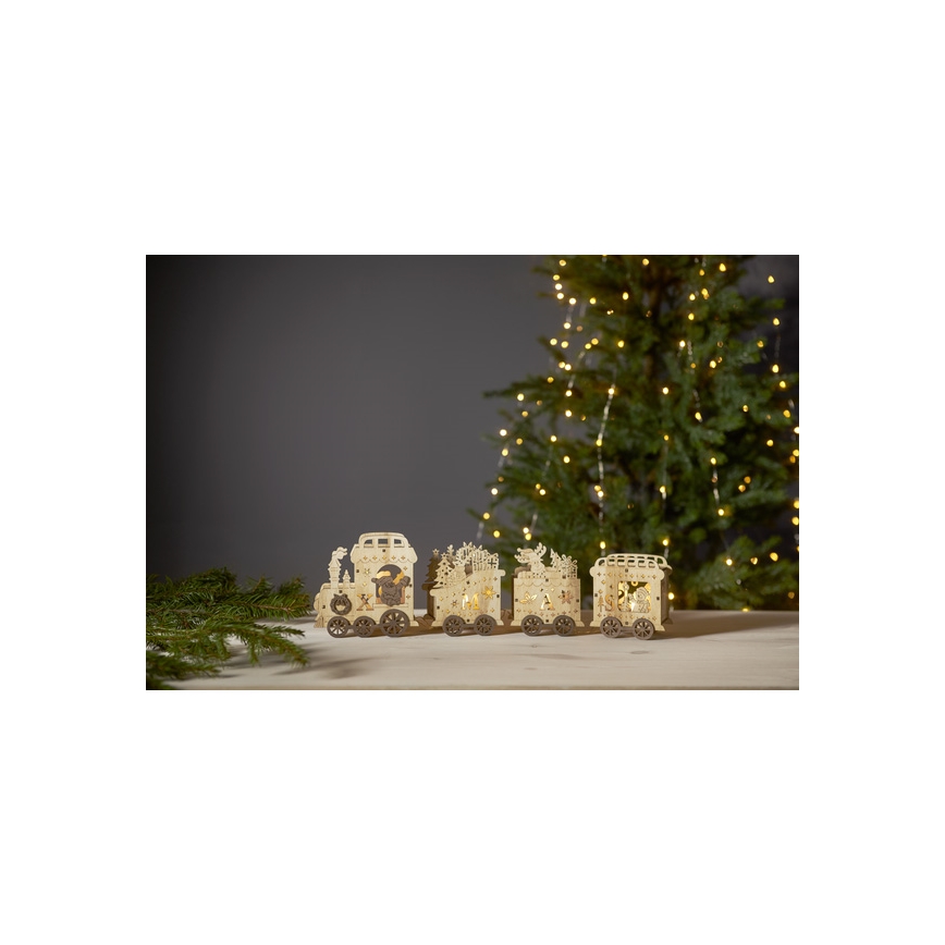 Eglo - LED Weihnachtsdekoration 4xLED/0,06W/2xAA