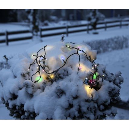 Eglo - LED-Außen-Weihnachtslichterkette 80xLED 8m IP44 mehrfarbig