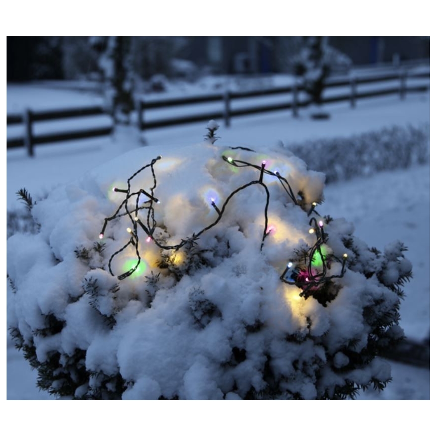Eglo - LED-Außen-Weihnachtslichterkette 80xLED 8m IP44 mehrfarbig