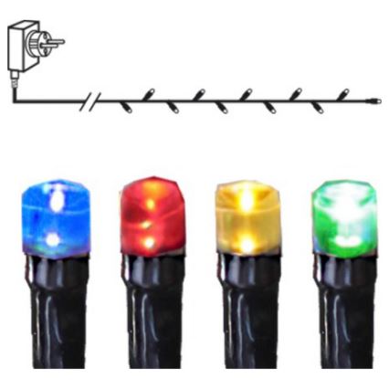 Eglo - LED-Außen-Lichterkette 160 LEDs 26 m IP44 mehrfarbig