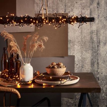 Eglo - LED-Außen-Lichterkette 800 LEDs 21 m IP44 warmweiß