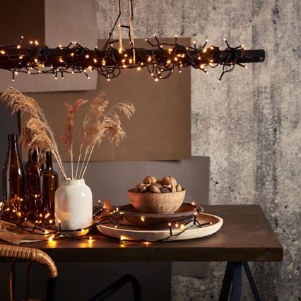 Eglo - LED Außen-Lichterkette 1200 LEDs 29 m IP44 warmweiß