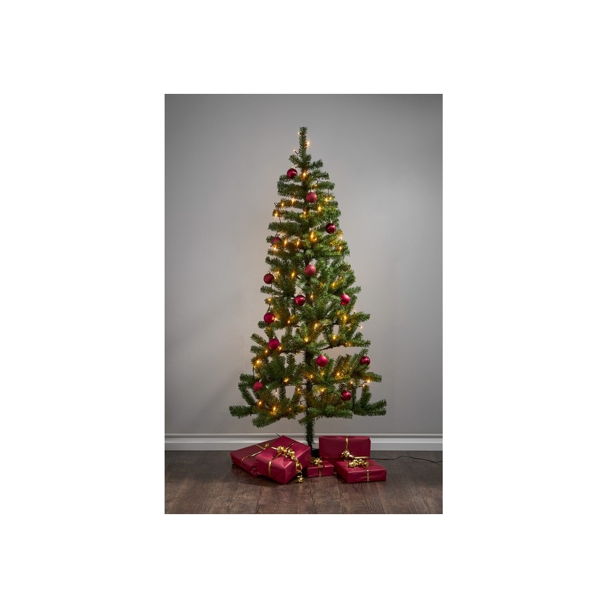 Eglo - LED-Außen-Weihnachtslichterkette, 80x LED, 10,5 m, IP44, warmweiß