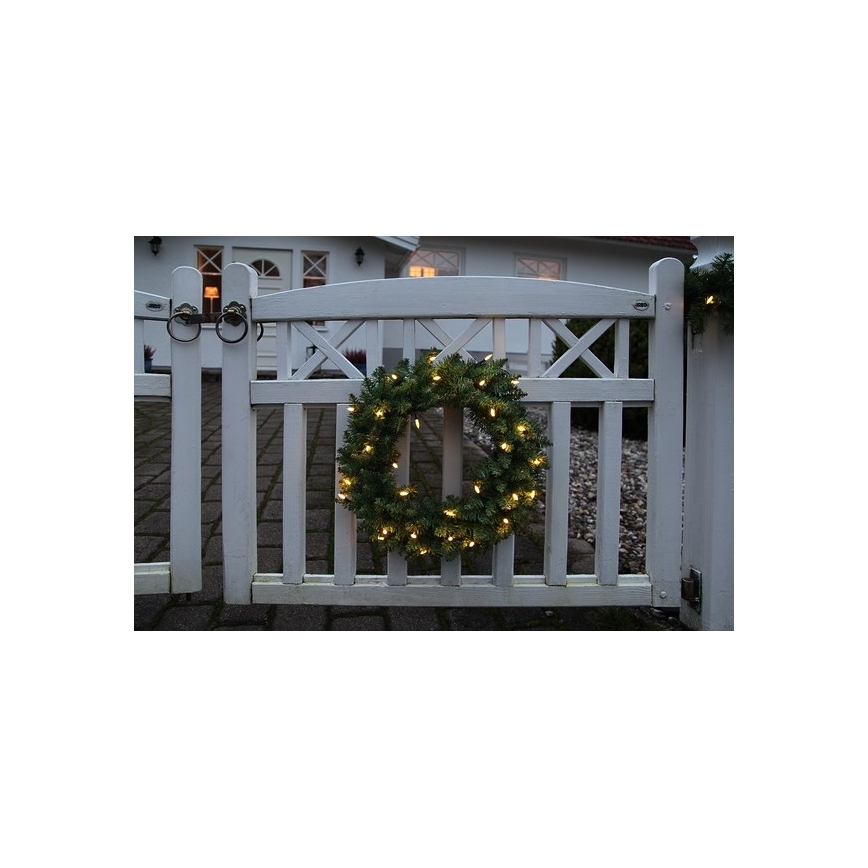 Eglo - LED-Weihnachtskranz für draußen 30xLED/0,064W/3,4/3V IP44