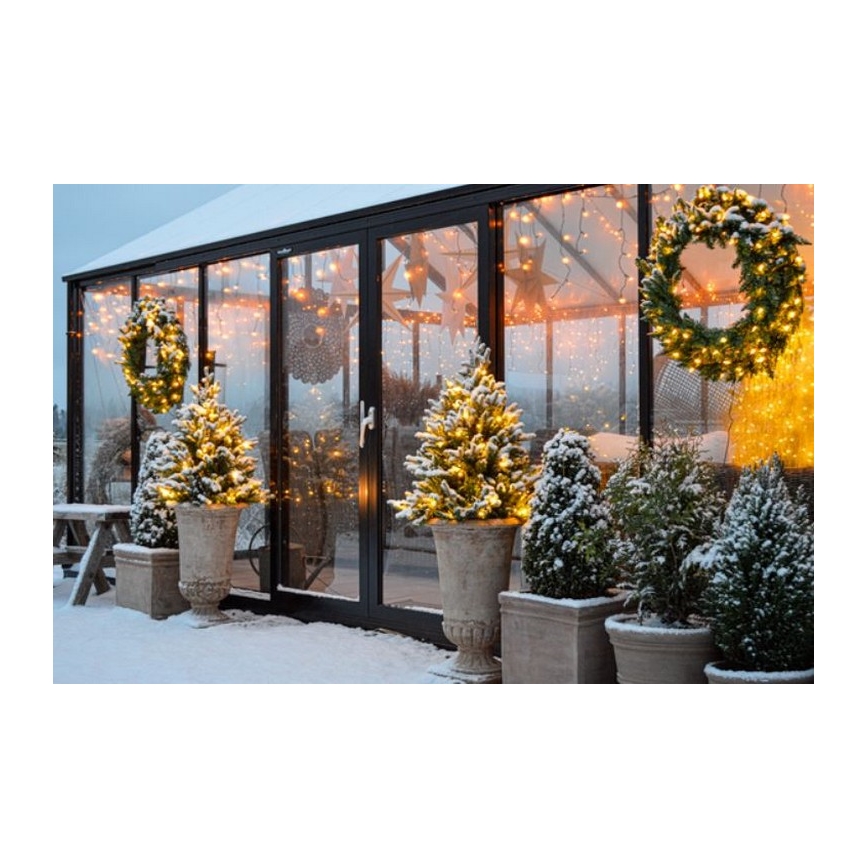 Eglo - LED-Outdoor-Weihnachtskranz 60xLED/0,018W/3/230V IP44