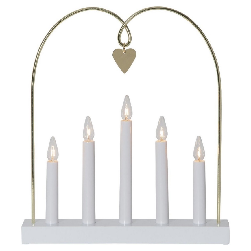 Eglo - Weihnachtskerzenhalter 5xE10/3W/230V