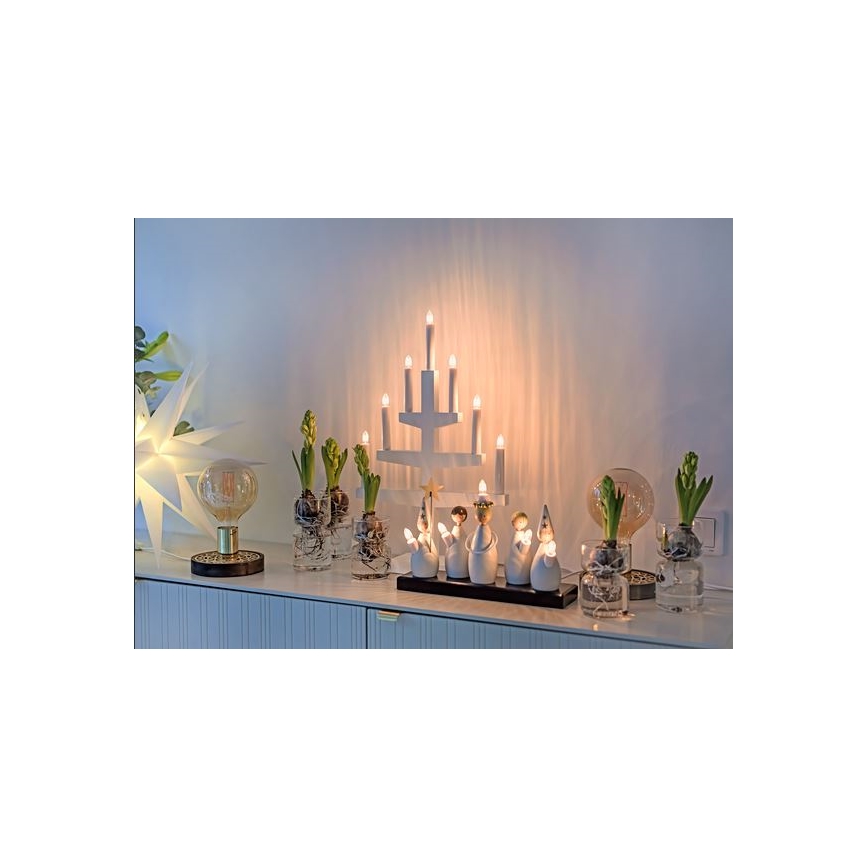 Eglo - Weihnachtskerzenhalter 5xE10/3W/230V