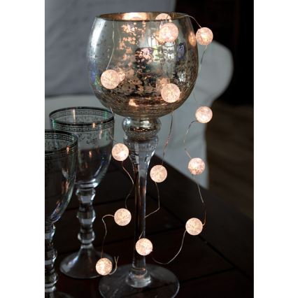 Eglo - LED-Weihnachtskette 15xLED/3xAA 1,4m