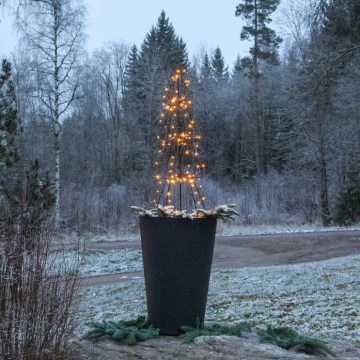 Eglo 411162 - LED-Weihnachtsdekoration für den Außenbereich 140xLED/0,066W/31V 90 cm IP44 warmweiβ