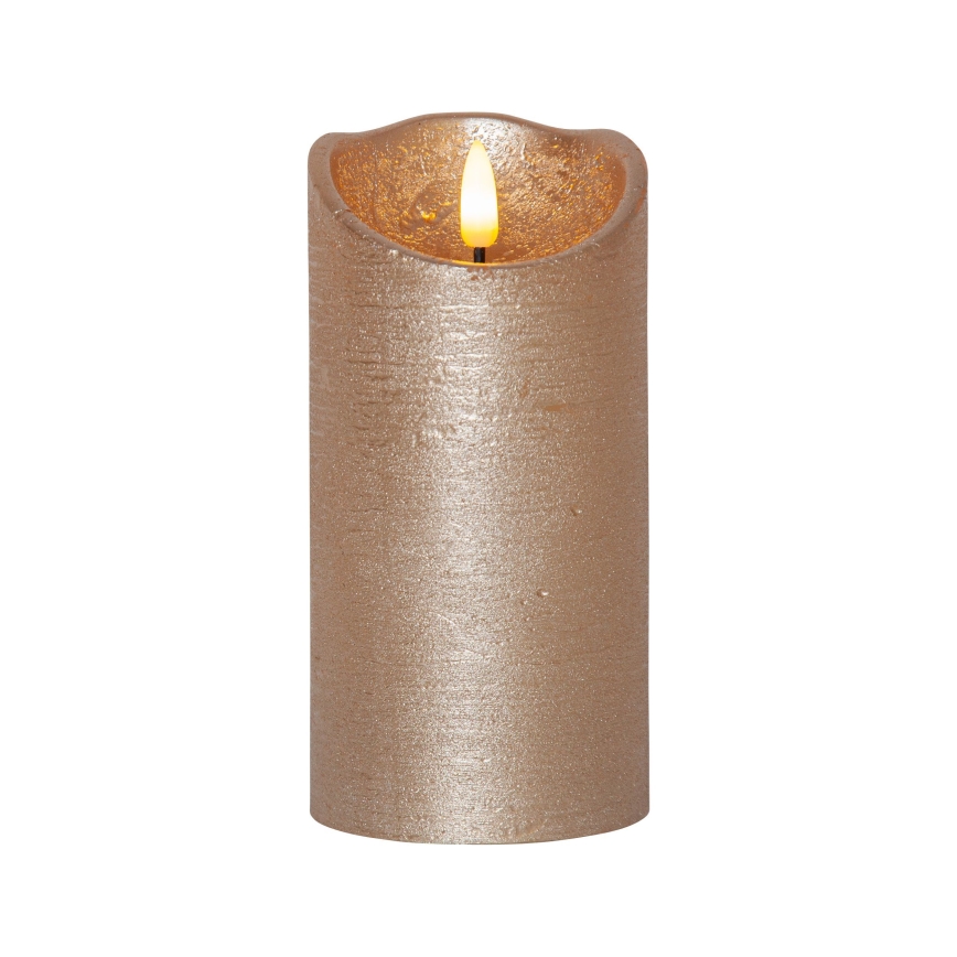 Eglo 411501 - LED Weihnachtsdekoration FLAME LED/0,03W/2xAA goldfarben