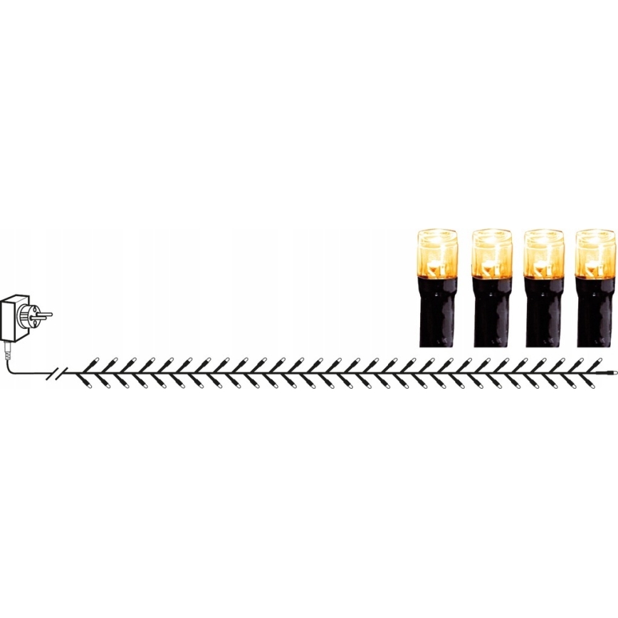 Eglo - LED-Outdoor-Weihnachtskette 1200xLED 24m IP44 warmweiß
