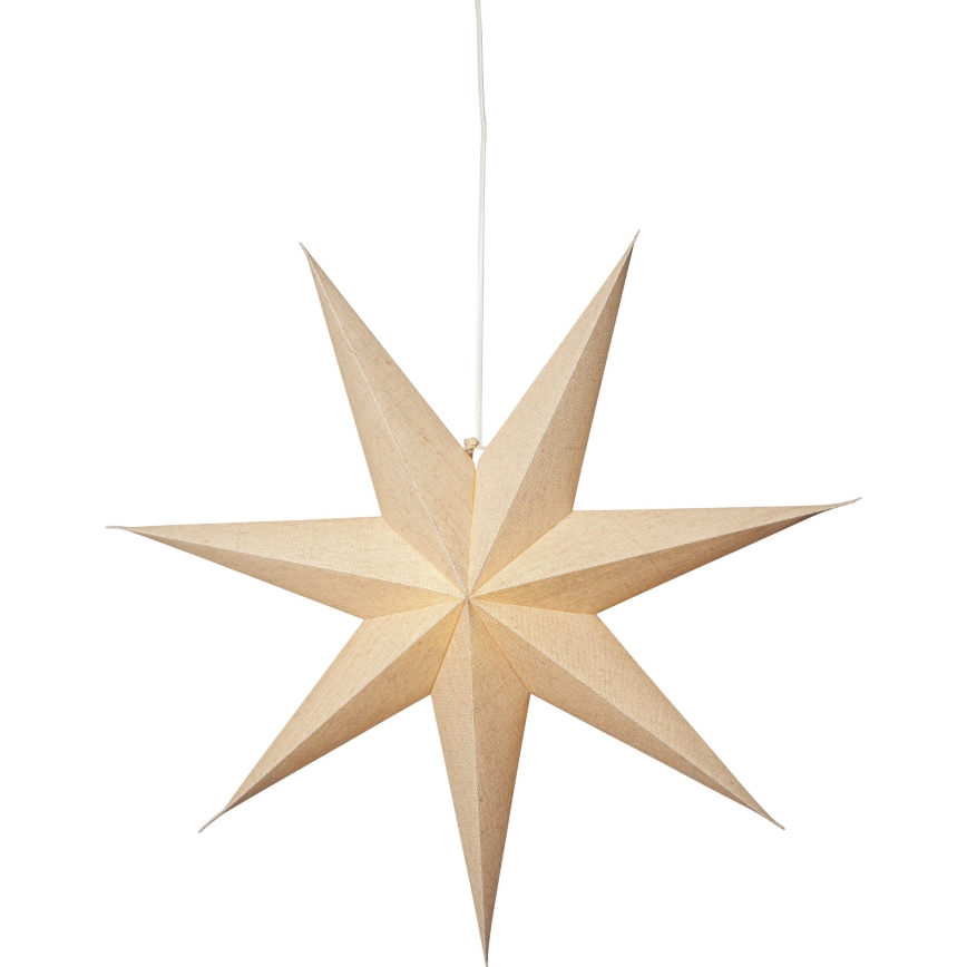 Eglo 411556 - Weihnachtsdekoration ÉTOILE Stern 1xE14/25W/230V 60 cm beige