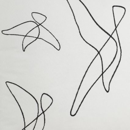 Eglo - Dekoratives Kissen 45x45 cm weiß/schwarz
