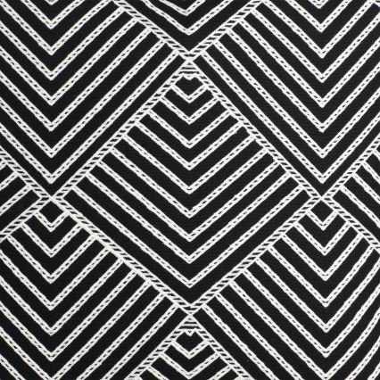Eglo - Dekoratives Kissen 45x45 cm schwarz/weiß