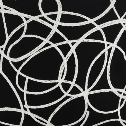 Eglo - Dekoratives Kissen 45x45 cm schwarz/weiß