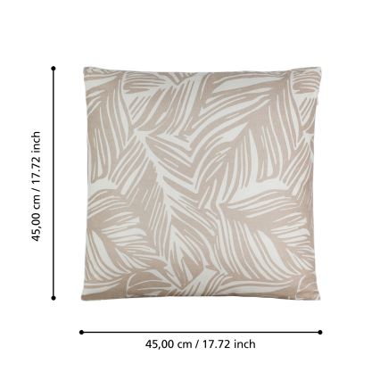 Eglo 420011 - Dekokissen CHEVERY 45x45 cm beige
