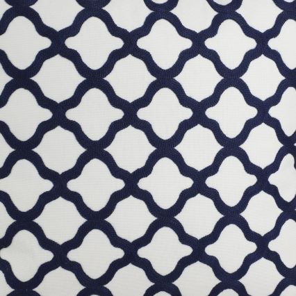 Eglo - Dekoratives Kissen 45x45 cm Weiß/Blau