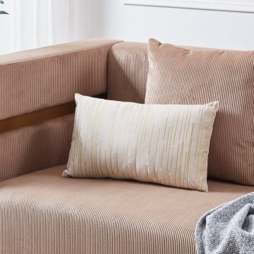 Eglo 420018 - Dekokissen CHEVERY 30x50 cm creme/gold