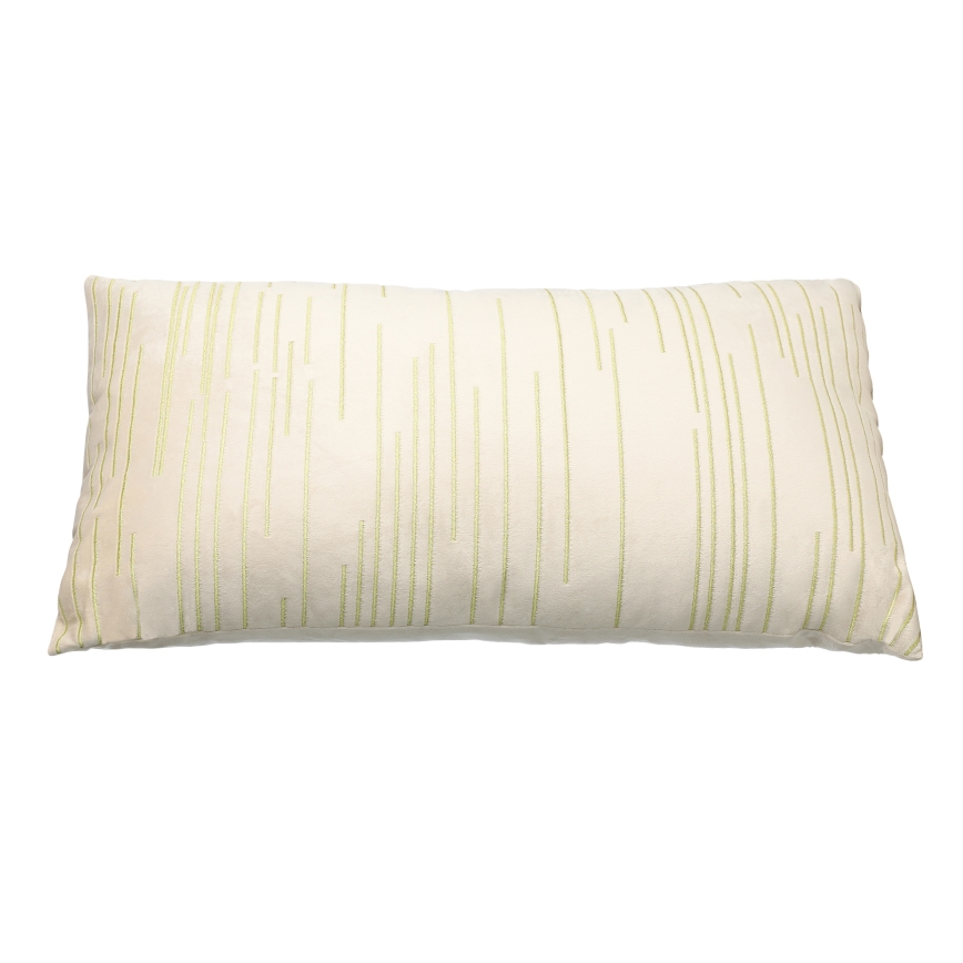 Eglo 420018 - Dekokissen CHEVERY 30x50 cm creme/gold