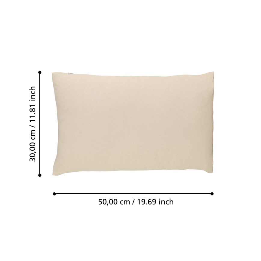 Eglo 420021 - Dekokissen ILES 30x50 cm beige