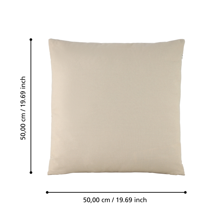 Eglo 420022 - Dekokissen ILES, 50 x 50 cm, beige