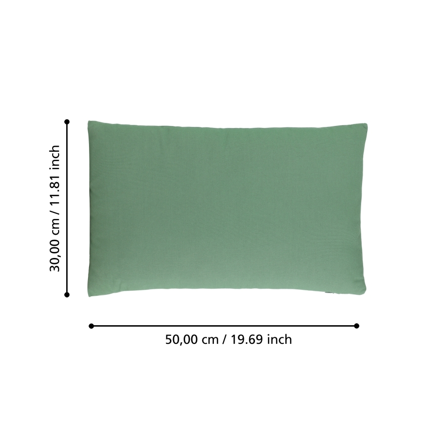 Eglo 420025 - Dekokissen ILES 30x50 cm grün