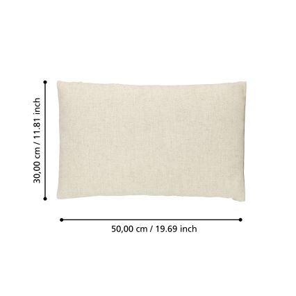 Eglo 420032 - Dekokissen ILES 30x50 cm beige