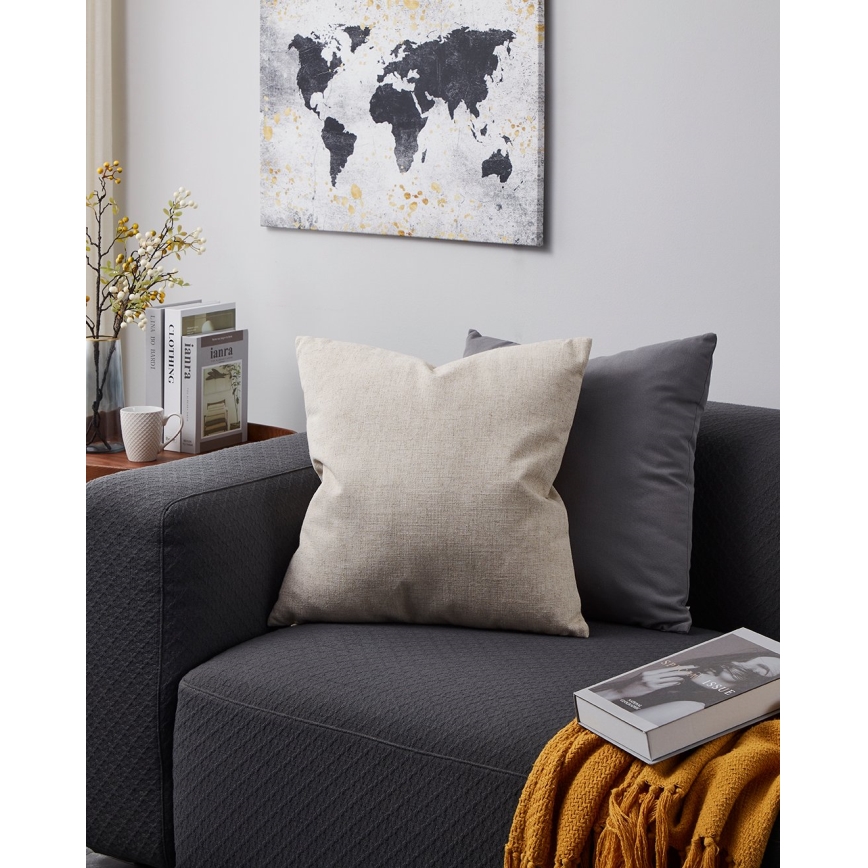 Eglo 420033 - Dekokissen ILES 50x50 cm beige