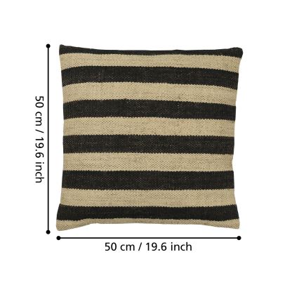 Eglo 420045 - Dekokissen CHEVERY 50 x 50 cm braun
