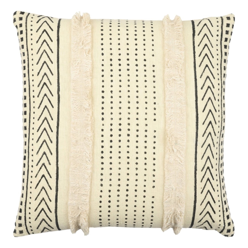 Eglo 420046 - Dekokissen CHEVERY 50 x 50 cm beige/schwarz