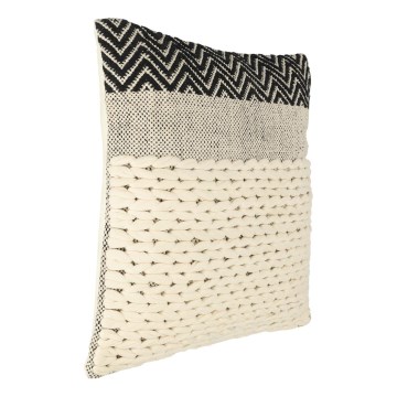 Eglo 420049 - Dekoratives Kissen CHEVERY 50x50 cm creme/schwarz