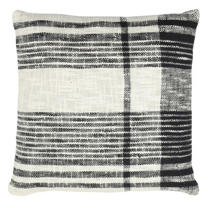 Eglo 420061 - Dekokissen CHEVERY, 45 x 45 cm, creme/schwarz