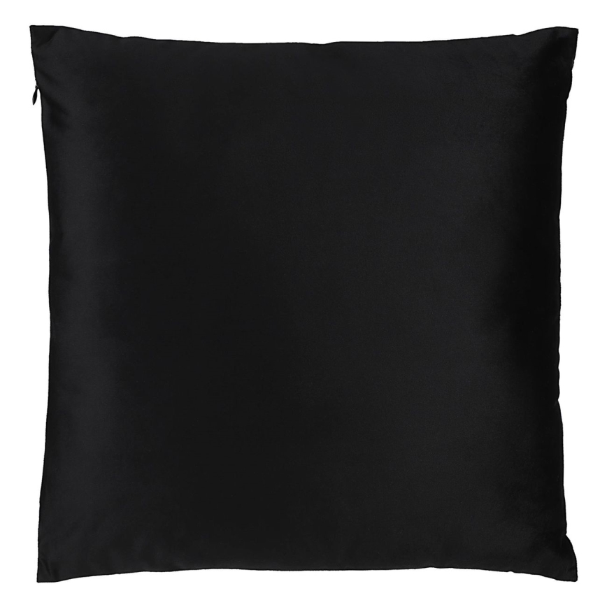 Eglo - Dekoratives Kissen 45x45 cm schwarz/silbern