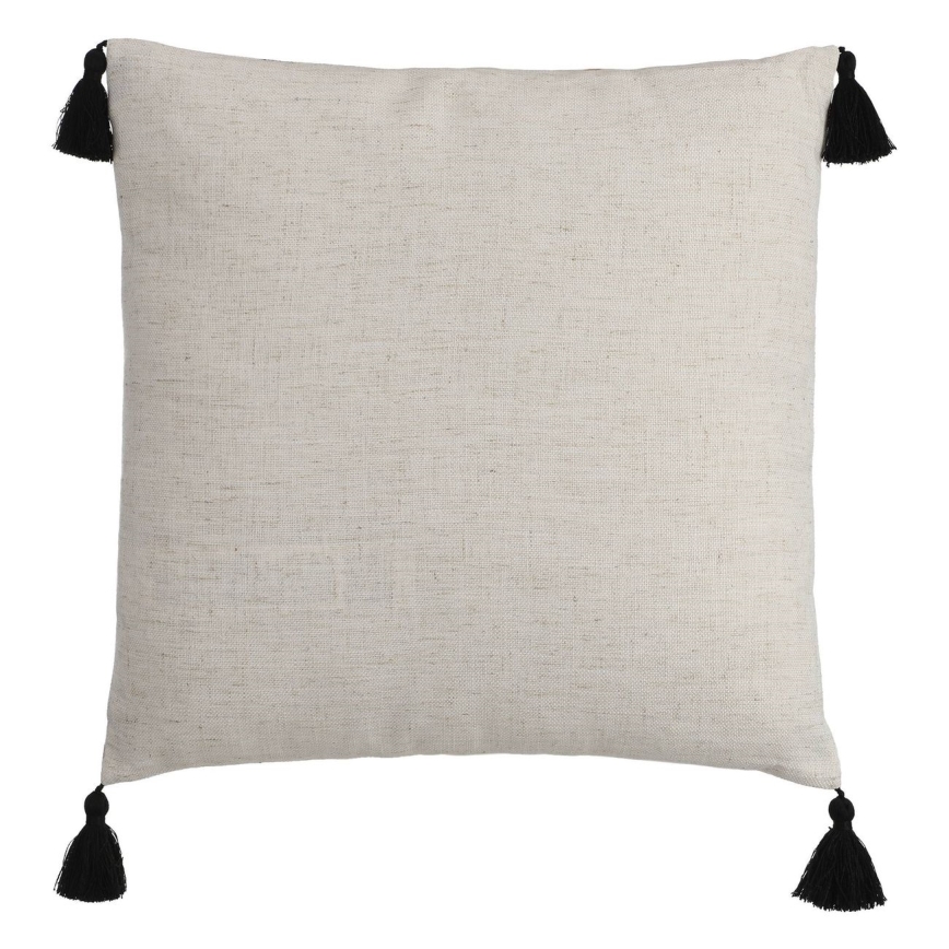 Eglo 420079 - Dekokissen CHEVERY 45x45 cm beige/schwarz