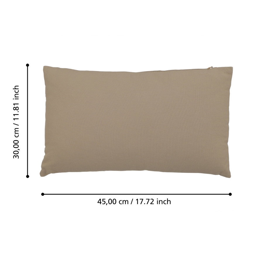 Eglo 420082 - Dekokissen ILES 30x45 cm braun