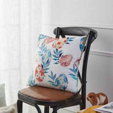 Eglo 420101 - Dekokissen GEBENG 45x45 cm blau/rot