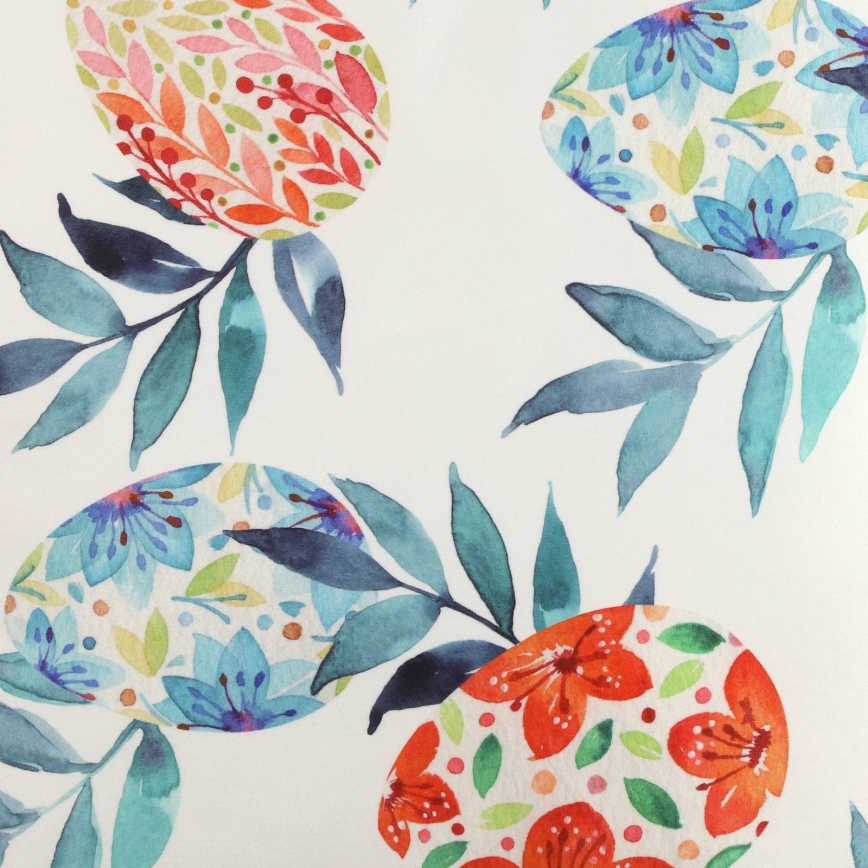 Eglo 420101 - Dekokissen GEBENG 45x45 cm blau/rot