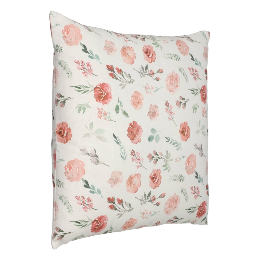Eglo 420102 - Dekokissen GEBENG 45 x 45 cm Weiß/Rosa