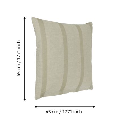 Eglo 420112 - Dekokissen BETAMPONA 45x45 cm beige