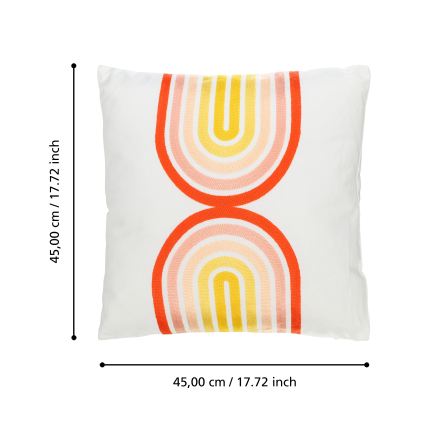 Eglo 420237 - Dekokissen BERHALA 45x45 cm, mehrfarbig