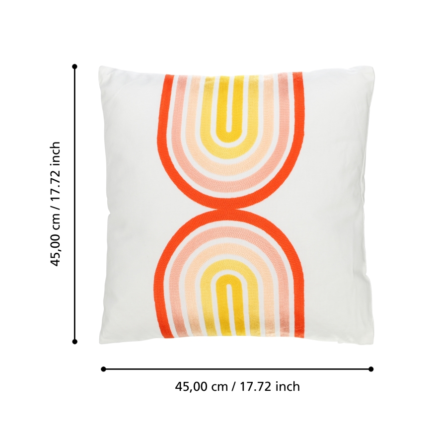 Eglo 420237 - Dekokissen BERHALA 45x45 cm, mehrfarbig