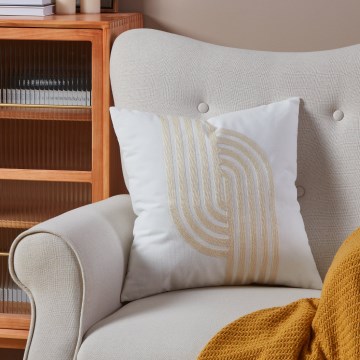 Eglo 420241 - Dekokissen BERHALA 45x45 cm weiß/beige