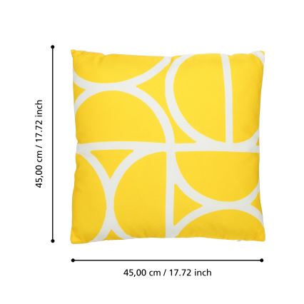 Eglo 420248 - Dekoratives Kissen TSUNAN 45 x 45 cm gelb
