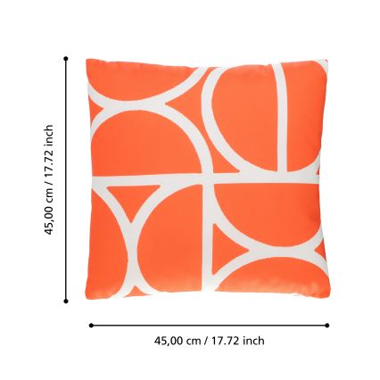 Eglo 420251 - Dekokissen TSUNAN 45 x 45 cm orange