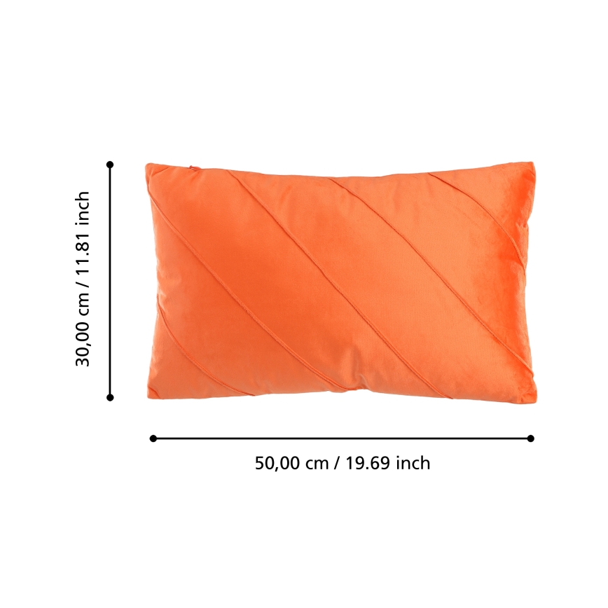 Eglo 420257 - Dekoratives Kissen SHOURA 30x50 cm orange