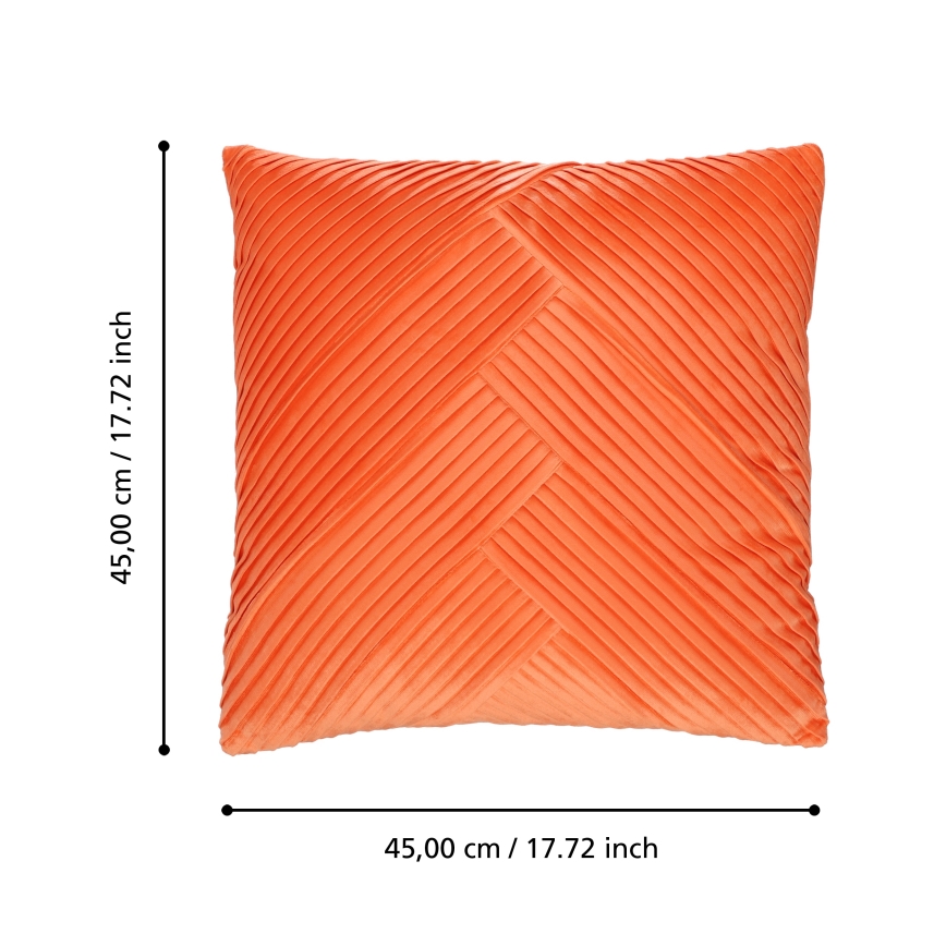 Eglo 420264 - Dekoratives Kissen SHOURA 45x45 cm orange